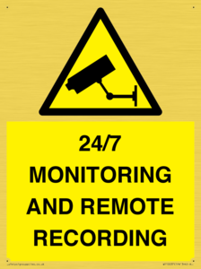 24/7 MONITORING AND REMOTE RECORDING
